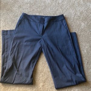 Ann Taylor size 2 Curvy Trouser pants, navy check